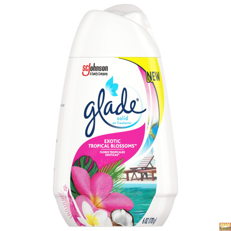 Glade Solid Air Freshener Exotic Tropical Blossoms  170g